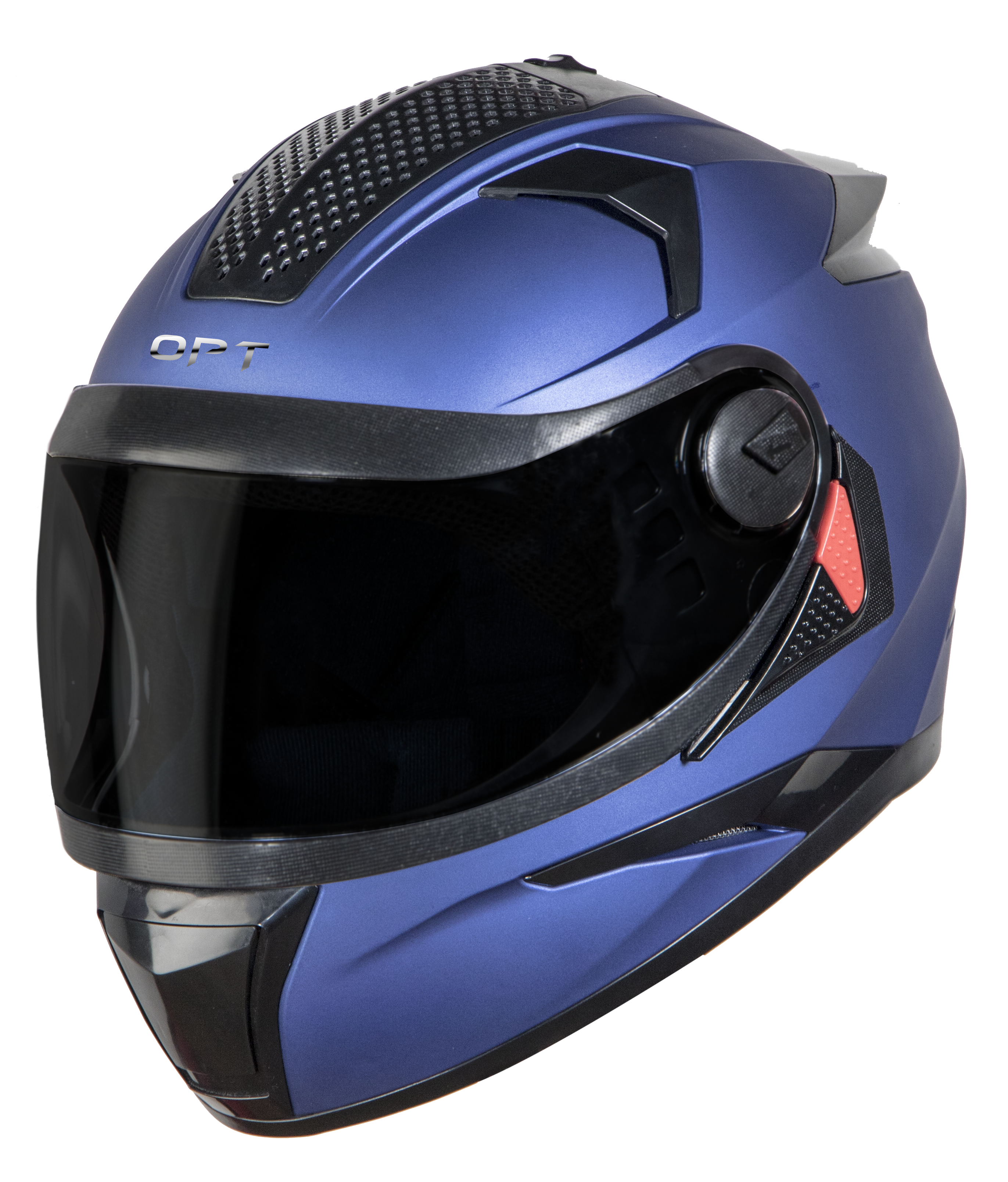 SBH-17 OPT MAT Y.BLUE (WITH EXTRA FREE CABLE LOCK AND CLEAR VISOR)